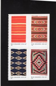 3929a Rio Grande Blankets, MNH blk/4