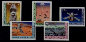 Mauritania 352-53/C173-75 MNH imperf. Space