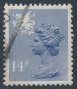 Wales  GB  Machin 14p SG W39  Used Type I SC# WMMH23  see details