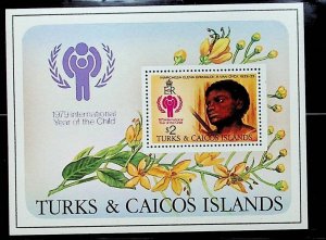 TURKS & CAICOS ISL. Sc 386-90 NH SET+S/S OF 1979 - CHILDREN