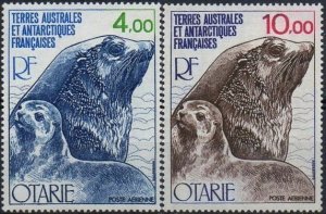 French Southern Antarctic Territory 1977 and 1979 SG125 Seals MNH