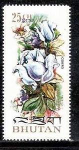 Bhutan Flower, Rose - Iceberg Plant MNH  # 1649