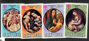 St. Lucia; Scott 483-486; 1980;  Unused; NH; Complete Set