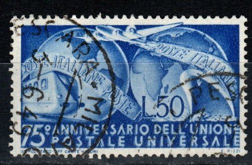 Italy #514 F-VF Used CV $7.50  (A619)