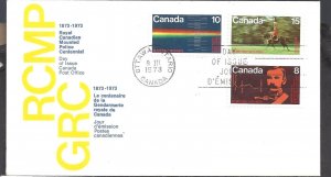 Canada # 664-666 VF FIRST DAY COVER ROYAL CDN MOUNTED POLICE BS26140