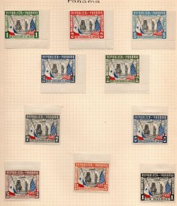 Panama 317-321 Set Mint hinged