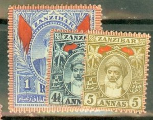 LC: Zanzibar 70-1, 74 mint CV $59; scan shows only a few