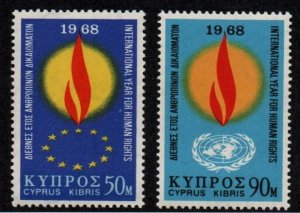 Cyprus # 311 - 312 MNH