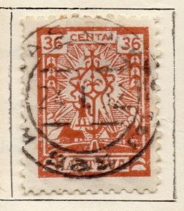 Lithuania 1923 Early Issue Fine Used 35c.