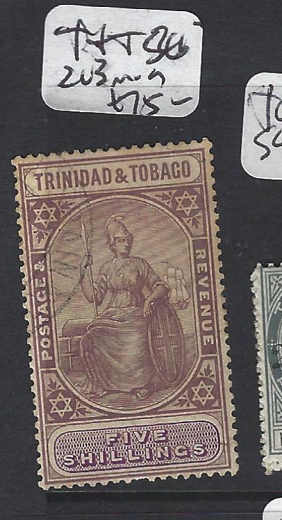 TRINIDAD AND  TOBAGO   (P2005B)  5/-  SG 203  MOG