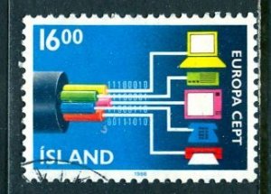 Iceland 1988: Sc. # 660; O/Used Single. Stamp