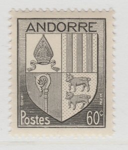 1944 French Andorra 60c MNH** A18P64F37-