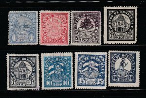 Honduras 244-246, 248-252 U Various