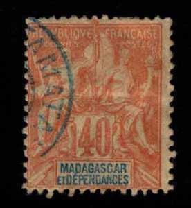 Madagascar Scott 42 Used Navigation and Commerce stamp