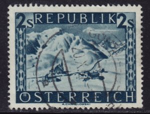 Austria - 1946 - Scott #497 - used - St. Christof am Arlberg