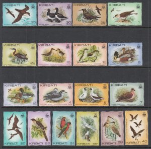 Kiribati 384-399 Birds MNH VF