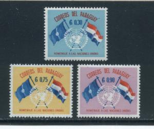 Paraguay 569-71  MNH (1)