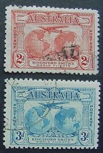 Australia, Scott 111-112, Used Set