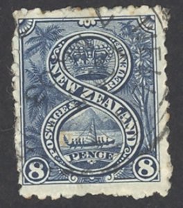 New Zealand Sc# 79 Used 1898 8p Definitives