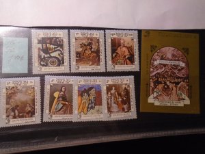 Laos  #  546-53  MNH  Espana 84