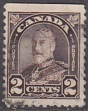 Canada 166cs USED 1931 King George V \ARCH/LEAF\ 2