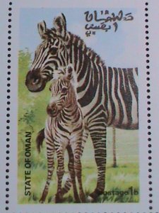 OMAN - WORLD ENDANGER ANIMALS -MNH S/S-VERY FINE WE SHIP TO WORLD WIDE