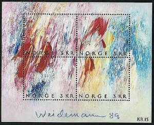 HERRICKSTAMP NORWAY Sc.# 947 Painting S/S