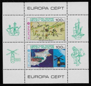 Turkish Cyprus #127 100l Europa - Great Works of Humanity ~ MNH