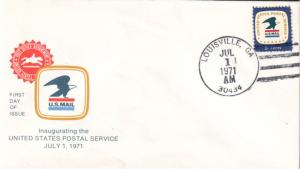 #1396 GA, Louisville 7-1-71 USPS FDC