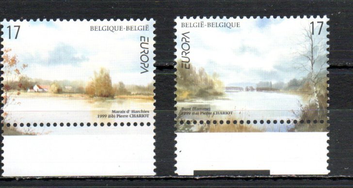 Belgium 1734-1735 MNH