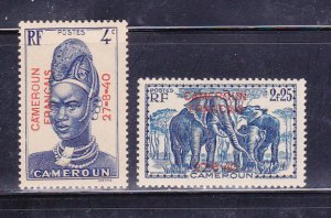 Cameroun 257, 274 MH Overprints