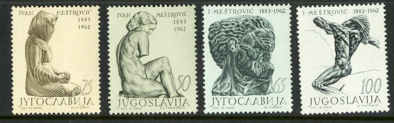 YUGOSLAVIA 707-710 MNH  BIN $1.50