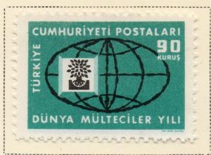 Turkey 1960 Early Issue Fine Mint Hinged 90k. 093944