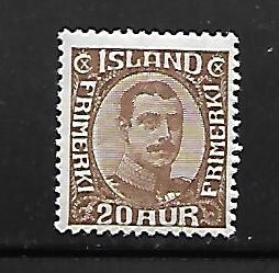 ICELAND, 119, MINT HINGED, CHRISTIAN X