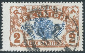 Reunion, Sc #61, 2c Used