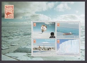 NEW ZEALAND 2006 Kiwipex Antarctic cinderella mini sheet MNH...............A1865