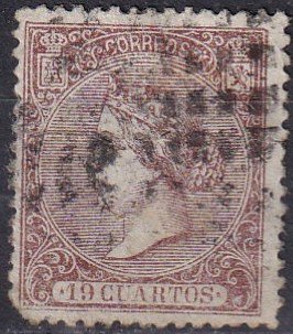 Spain #52 F-VF Used  CV $1200.00 (Z1535)