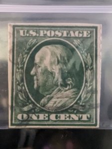 Rare 1901 Benjamin Franklin 1cent stamp used