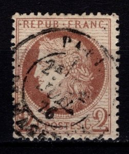 France 1871 3rd Republic Ceres, 2c [Used]