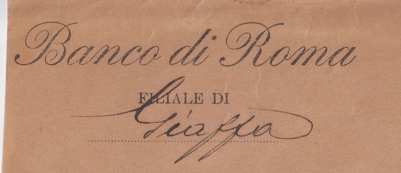 ITALY cover Banco di Roma, from Jaffa, Palestine, 13 July 1939 to Jerusalem