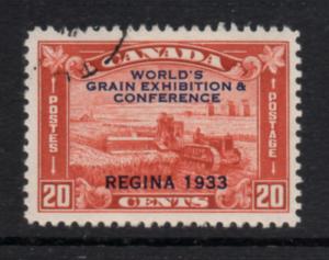 Canada Sc 203 1933 Grain Exhibition stamp used