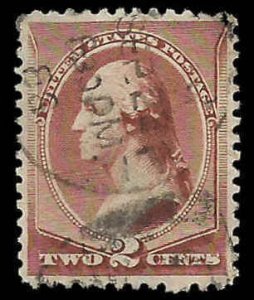 # 210 Red Brown Used George Washington XF+