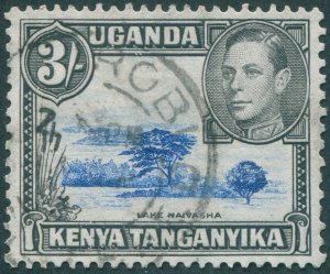 Kenya Uganda Tanganyika 1938 dull ultramarine & black Perf 13x11¾ SG147 used