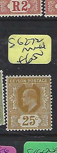 CEYLON   (PP2808B)  KE  25C    SG 272       MNH