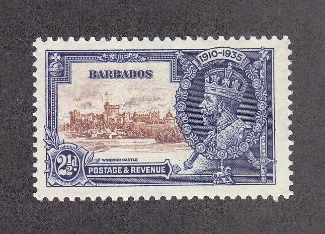 Barbados Scott #188 MH