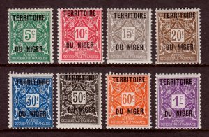 Niger - Scott #J1-J8 - MNH - SCV $12