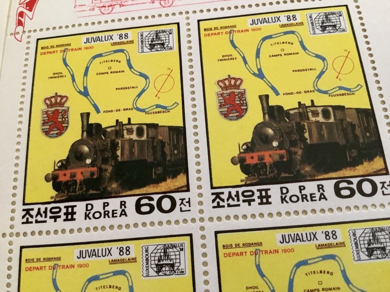 Korea Trains & Balloons 2 mint never hinged stamp sheets R48900