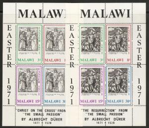 Malawi 171a-2a 1971 Easter s.s. MNH