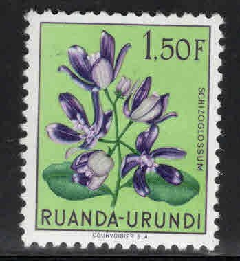 Ruanda-Urundi Scott 124 MH* stamp