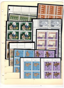 LUXEMBOURG BLOCK COLLECTION ON STOCK SHEET MNH